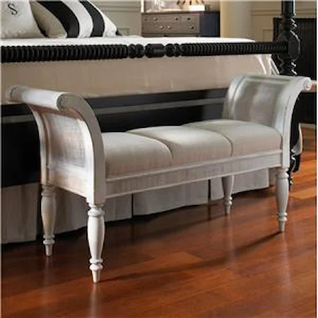 Upholstered Seat Bed Bench